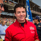 Papa John’s founder and CEO John Schnatter attends the Indy 500 on May 23, 2015, in Indianapolis.